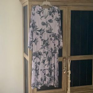 Long light and airy comfortable dress.